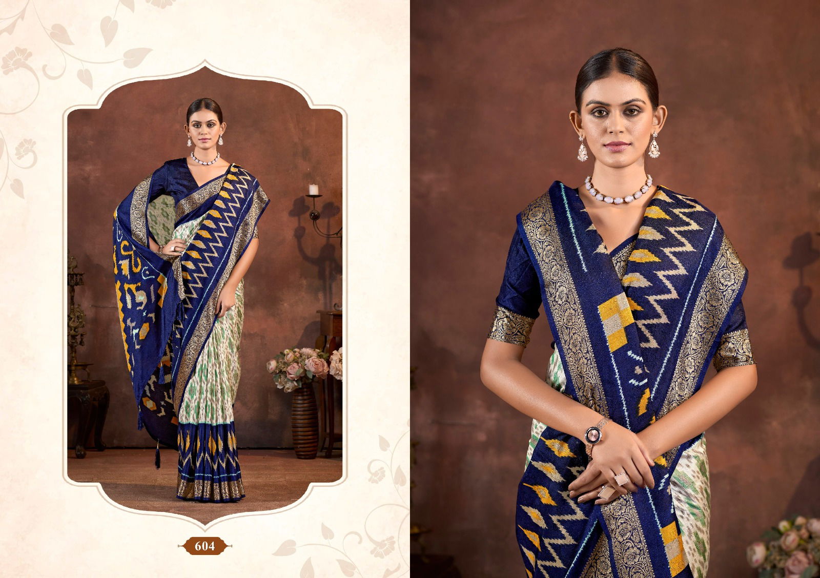 Pari Look 6 By Sirona Tusser Silk Wedding Wear Sarees Wholesale In India